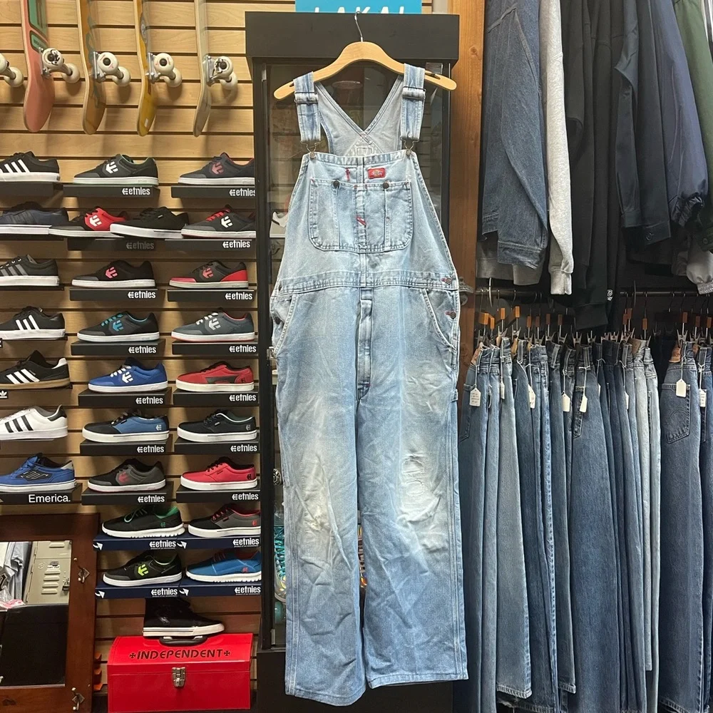 Dickies denim overalls